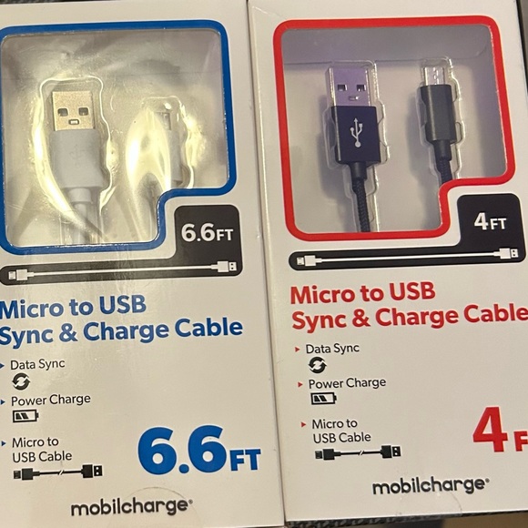 Micro to USB Sync & Charge Cable - Gray - Picture 1 of 2